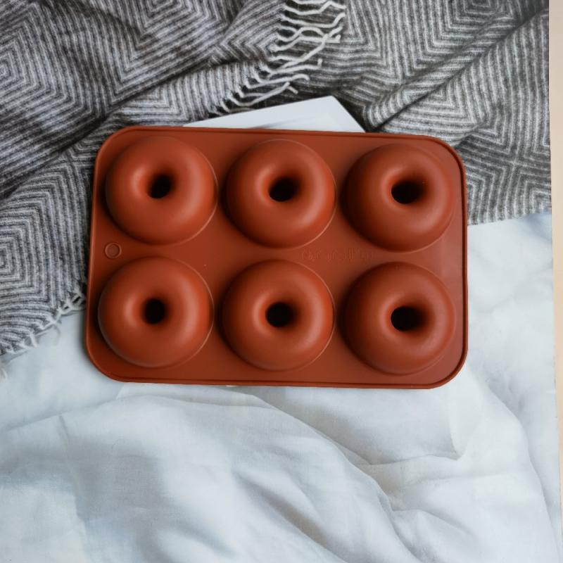 New#6 Holes Silicone Donut Mol - Donut Mold Silicone 评论和价格