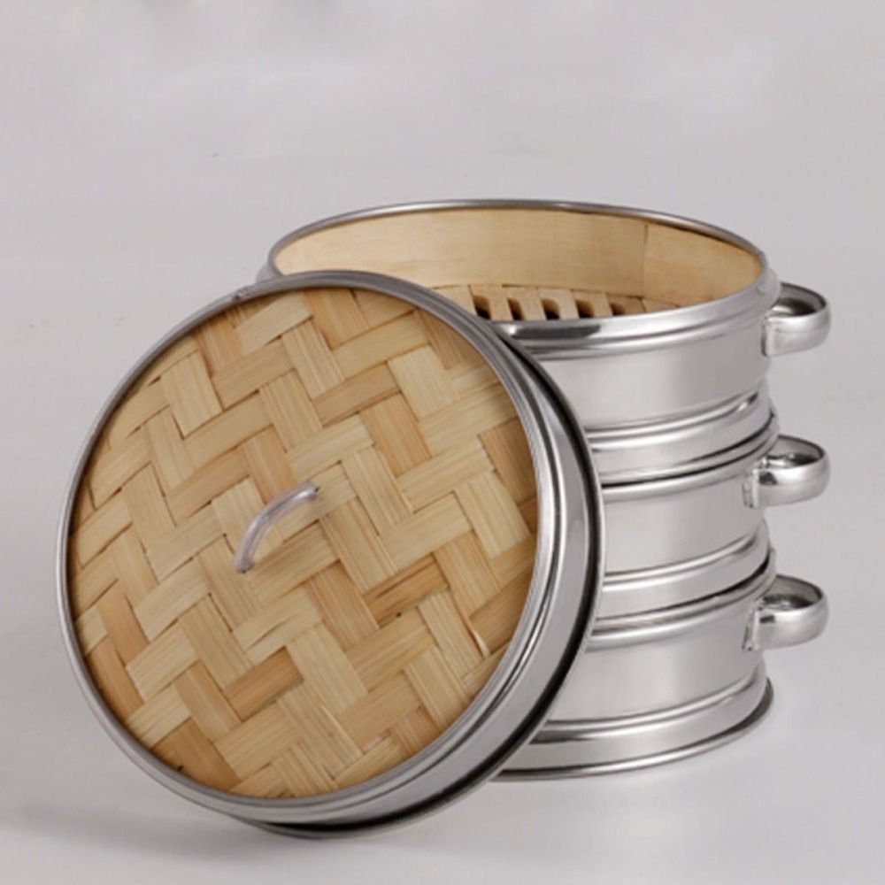 Round Dim Sum Cooking Tool Sta - Bao Steamer Bamboo 评论和价格