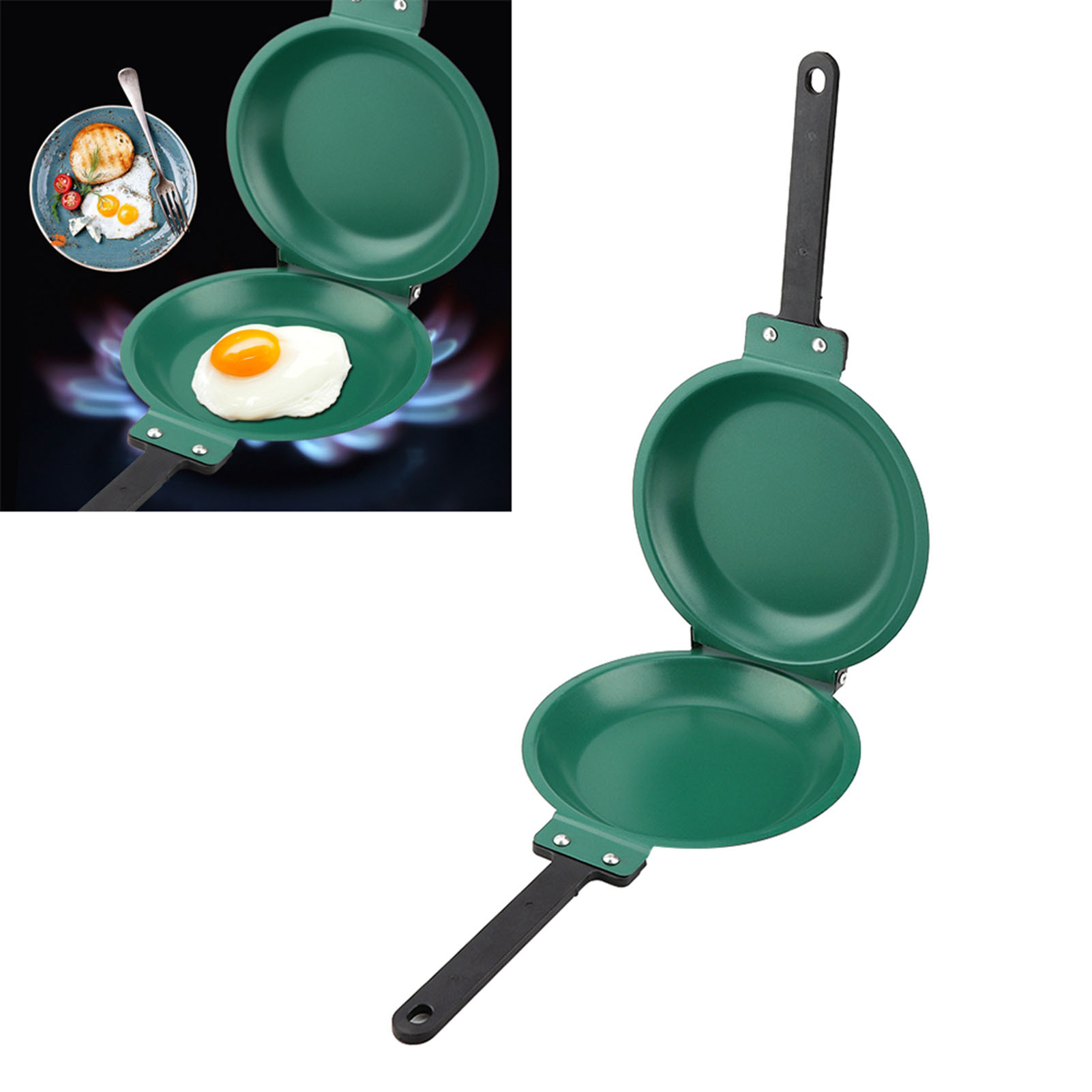 Double Side Titanium Steel Coa - Mini Pancake Griddle 评论和价格