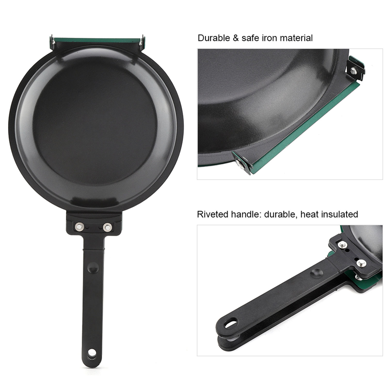 Double Side Titanium Steel Coa - Mini Pancake Griddle 评论和价格